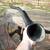 HOSE ridged black 3 1/2" Round Long Vent Air Water Route 3 thumbnail