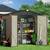 New 6' x 4' Outdoor Storage Shed, Garden Tool Storage Shed with Sloped Roof and  2 thumbnail