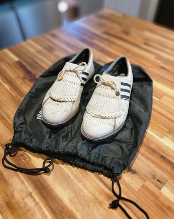 special edition full leather adidas golf shoes great condition mens 9 1