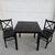 3-Piece Wood Dining Set (Reddish Brown/Mahogany) 1 thumbnail