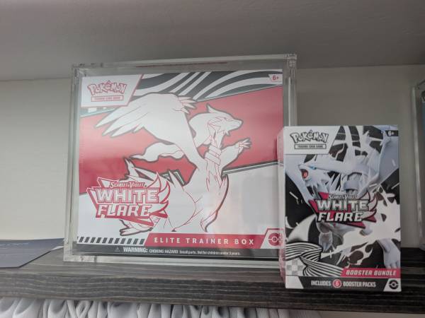 Pokemon White Flare ETB with Booster Bundle 1