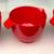3 MID CENTURY NEW RED COPCO  #672, 673, 674  MIXING BOWLS 1 thumbnail