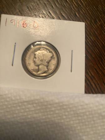 1916-D Mercury Dime 1