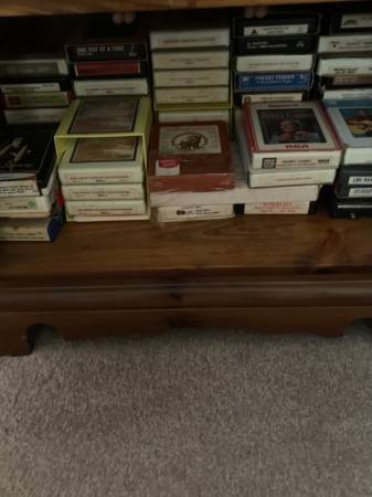 54 8 track tapes& casset adapter 1
