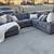 Gray  sectional with chaise 1 thumbnail