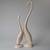 Vintage Arnels White Ceramic Bird Figurine Pair Mid Century Swan Crane 1 thumbnail