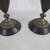 French Brass/Bronze Vintage Garniture Urns? 13 1/2" Tall 5 thumbnail