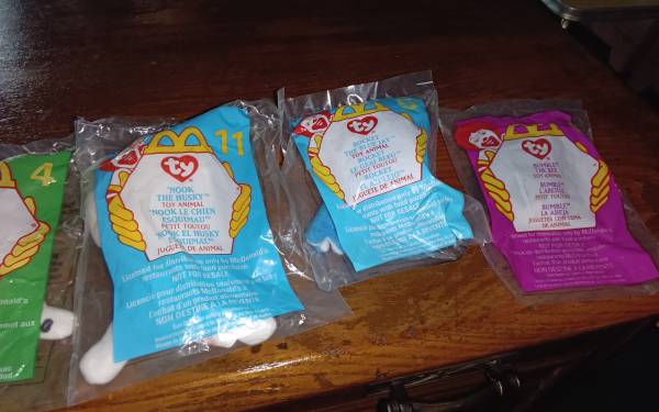 Beanie babies $5 ea 1