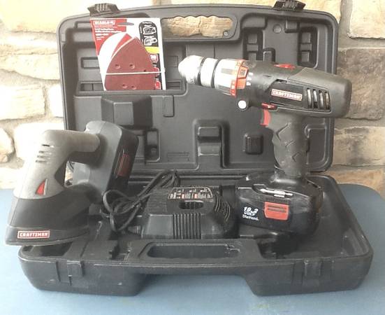 Craftsman 19.2V 2-Tool Kit W/2 Batteries+Charger+Case 1