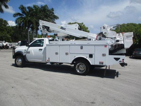2015 Dodge Ram 5500 4X4 45FT Altec Bucket Boom Truck with Front Winch - $49,50063479405867521123