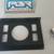 Polaris RZR In-Dash Stereo Panel Panel with 3" hole & 4 switch  holes 3 thumbnail