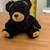 Small Soft and Plush Stuffed Black Bear Animal Toy for Baby Toddler 8 thumbnail