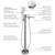 Firm Price! Brand New 1-handle Freestanding Bathtub Faucet 3 thumbnail