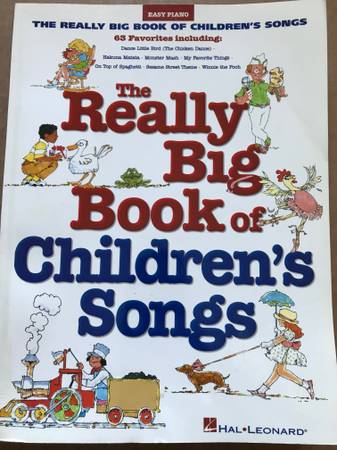 Music Book of Childrens Songs- Piano & Vocals 1
