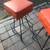 (3) Atomic Modern Frederick Weinberg style bar stools A76 7 thumbnail