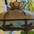 Antique Stained Glass Hanging Lamp Dome Slag 6 thumbnail
