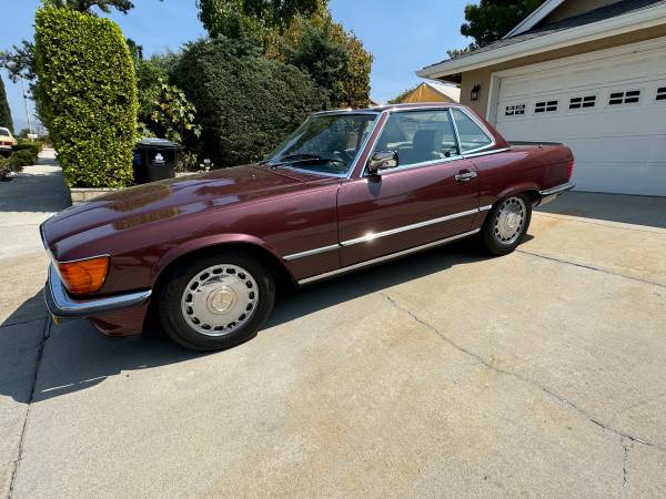 1986 Mercedes Benz 500SL - $32,000 (Granada Hills)63618334848769121