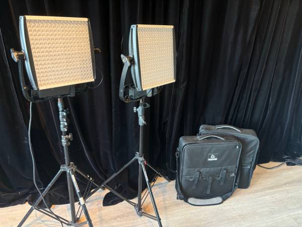 2 ASTRA Litepanels 6X Bi-Color LED Light Panels - 1