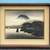 Vintage Japanese landscape painting on silk 1 thumbnail