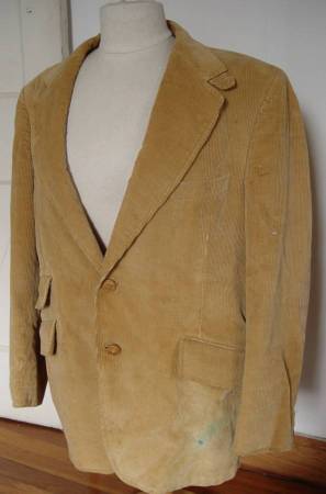 1960's Corduroy Jacket Suede Elbows/Asheville on Tag 1