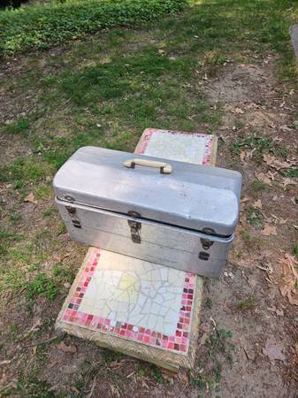 Vintage aluminum tackle box - sporting goods - by owner - sale - craigslist