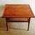 Kipp Stewart design roundish walnut COCKTAIL COFFEE TABLE with inlays 6 thumbnail
