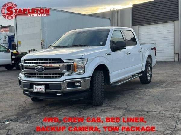 2018 Ford f-150 f150 f 150 XLT 4X4! CREW CAB! BED LINER! BACKUP CAMERA 1
