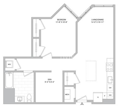 $3623.00 / 1br - Beautiful 1 Bed, 30 Min to Midtown, CONDO FINISHES! Full Service with (Long Island)63788738517123120