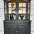 Dark Gray 2pc China Hutch - delivery available 1 thumbnail