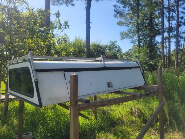 Utility topper with racks long bed 1