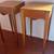 Pair Cherry Side Table/Nightstand (2pc) w/Drawers Vintage 1980s-90s 1 thumbnail