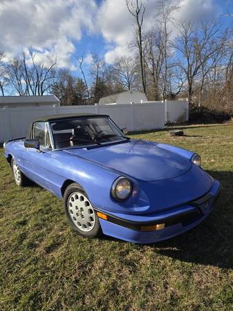 1987 Alfa Romeo Spider Quadrifoglio – Classic Italian Convertible – 5 Speed
 1