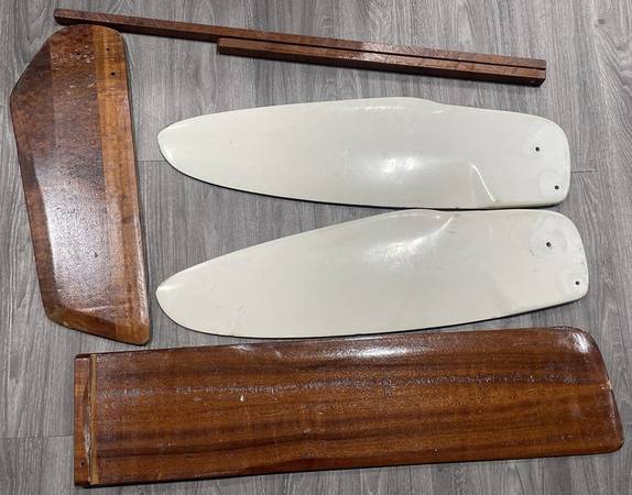 Vintage Mahogany Rudders – Set of 2 - antiques - by owner - craigslist