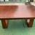 Dinning table modern style solid heavy wood color brown 7 thumbnail