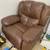 Brown Leather Reclining Sofa  (3-Seater) Plus Matching Rocker Recliner 2 thumbnail