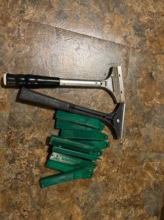 Scraper and blades 1