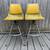2 Reupholstered Space Age Fiberglass Drafting Chairs 1 thumbnail