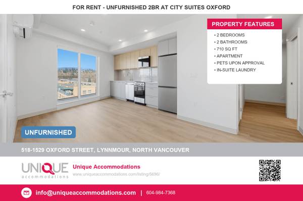 UniqueAccommodations.com ID:5696 Unfurnished Corner 2 Bed 2 Bath, Sout 1