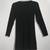 A.Z.U.R. Apparel NOS Black Velvet Dress W/Tag. Petit Size Long Sleeve 3 thumbnail