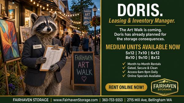 Medium Storage Units — Doris Has Already Planned for the Art Walk 1