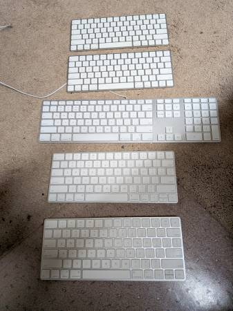 Apple Magic Keyboards-wired & Bluetooth models 1