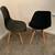 Pair of Molded Plastic Dining / Side Chairs Herman Miller Eames Style 2 thumbnail