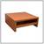 Custom Design Orange Leatherette Coffee Table 1 thumbnail