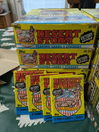 991 Topps Desert Storm "Victory Series" packs / boxes 1