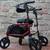 Foldable Rollator Walker Nexus 3 Super Low – Red – Made in Sweden (202 3 thumbnail