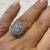 1.50 Oval double halo diamond ring GIA natural center 2 thumbnail