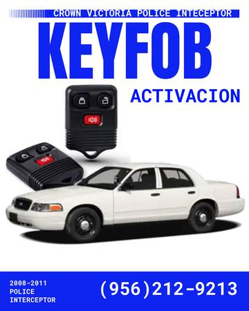2008-2011 CROWN VIC POLICE INTERCEPTOR KEYFOB ACTIVATION SERVICE 1