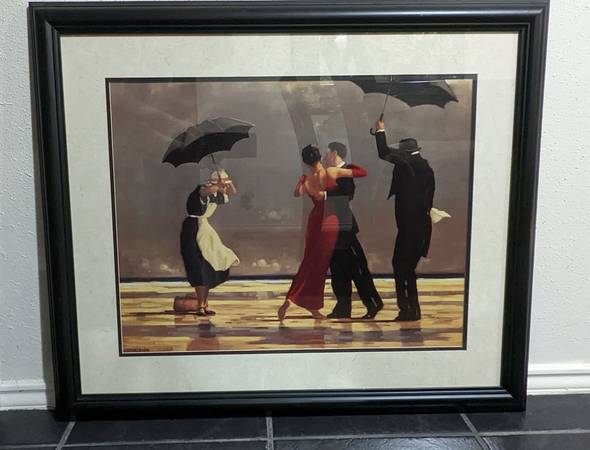 FRAMED PRINT - THE SINGING BUTLER - WEDDING GIFT ART PICTURE FRAME 1