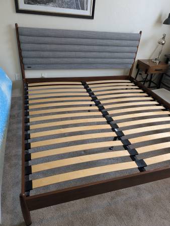 King size bed frame & Headboard 1