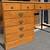 Ethan Allen Solid Wood Colonial Style 4 Drawer Desk Vintage Writing 1 thumbnail